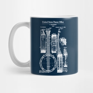 Banjo Patent 1882 Mug